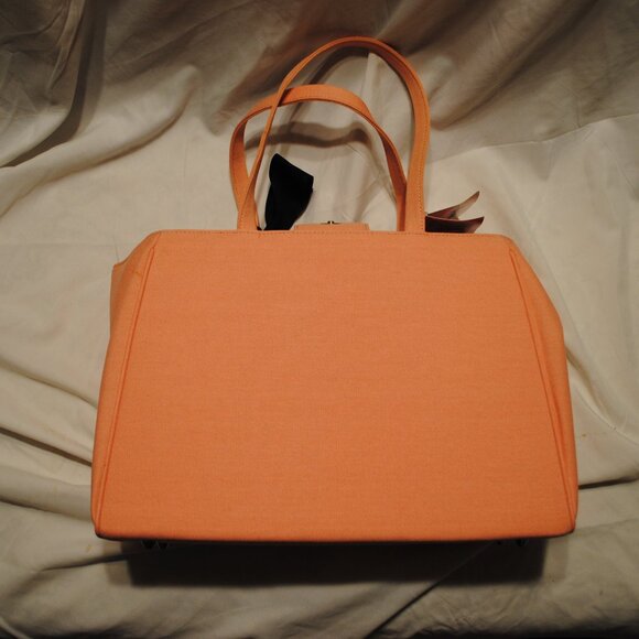 NWT MY FLAT PINK FABRIC LADIES HANDBAG - Picture 2 of 10